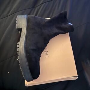 Black Suede Ankle Boots